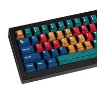 TIMSEKER PBT Manga Keycaps Set, 150 Keys Custom Colored Key Caps, Cherry Profile Dye Sub Keycaps for 60% 65% 75% 100% Mechanical Keyboard, Compatible with Cherry MX and Cross-Shaped Switches