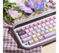 TIMSEKER Purple PBT Keycaps Set - Dye Sublimation Cherry Profile Custom Key Caps, Cute Keycaps for Mechanical Gaming Keyboard, 149 Keys