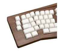 TIMSEKER SA Keycaps, White Keycaps PBT Keycaps Set, Round Ball Keys Double Shot Keycaps for Mechanical Keyboard -142 Keys