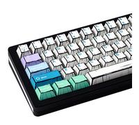 TIMSEKER Sweet Manga Keycap Set, Cherry Profile, PBT Material, 5 Side Dye Sublimation Minimalist Custom Key Caps for Mechanical Gaming Keyboard, 153 Keys