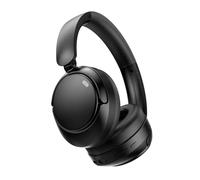 TIMU Active Noise Cancelling Headphones,100H Playtime,Wireless Over Ear Bluetooth Headphones with Deep Bass,Transparency Mode,Clear Calls,Foldable Lightweight for Home/Travel/Commute/Office,Black