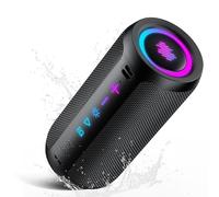 TIMU Bluetooth Speaker Portable Wireless Bluetooth Speakers with HD Stereo Sound, Bluetooth 5.4 TWS Pairing 30H Battery Life with Led Light for Outdoor/Party/Sport/Travel/Gifts.