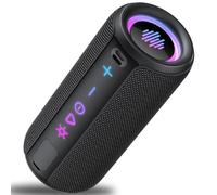 TIMU Bluetooth Speaker Portable Wireless Bluetooth Speakers with HD Stereo Sound, Bluetooth 5.4 TWS Pairing 30H Battery Life with Led Light for Outdoor/Party/Sport/Travel/Gifts.