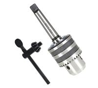 Timunr 1/32-5/8 MT2 Heavy Duty Drill Chuck with Chuck Key MT2-JT3 Shank Fit for CNC Lathe Milling Drill Machine