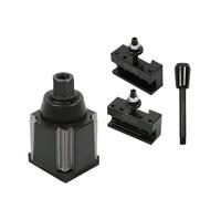 Timunr 3Pcs OXA Wedge Type Tool Post Set 250-000 Quick Change Tool Post 250-001 and 250-002 Quick Change Tool Post Holder Fit for lathe