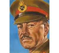 Timym Portrait British General Harold Alexander Painting Premium Wall Art Canvas Print 18X24 Inch