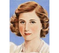 Timym Portrait UK Princess Margaret Painting Premium Wall Art Canvas Print 18X24 Inch