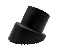 Timyrimy 1.5"/38mm Porch Swing Replacement Feet, Black Horseshoe-Shaped Plastic Leg Caps to Secure Swing Legs to Ground(Set of 4)