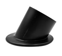 Timyrimy 1.97"/50mm Porch Swing Replacement Angled Feet, Black Plastic Leg Caps to Secure Swing Legs to Ground(Set of 4)