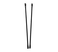Timyrimy 35.4"/90cm Garden Swing Replacement Rods, Black Metal Round Rods for Hanging Swing Seat to Frame(2PCS/CTN)