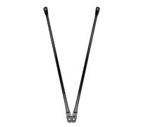 Timyrimy Replacement Garden Swing Poles Black Metal Poles for Hanging Swing Seat on Frame 100cm