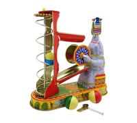 Tin Acrobat Decorative Elephant Retro Tin Wind Up Toy Perfect for Home Coffee Shop Decoration