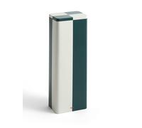 Tin Container Slim Green and off-white storage box Hay