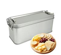 Tin Containers with Lids - Portable Container Empty Organizer | Rectangular Empty Tin Box - for Cosmetics Candy Home Office Travel Jewelry Pen Eraser Pill