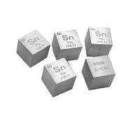 Tin Cube 10mm Element Cubes Up to 99.9% Purity Periodic Table Cube