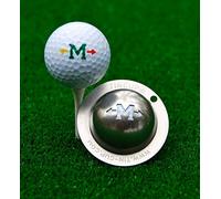 Tin-Cup Unisex Adult ALPHA PLAYERS CUP M Golf Ball Marker - Steel, One Size