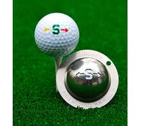 Tin-Cup Unisex Adult ALPHA PLAYERS CUP S Golf Ball Marker - Steel, One Size