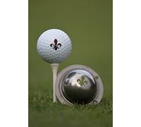 Tin-Cup Unisex Adult Fleur De Lis Golf Ball Marker - Steel, One Size