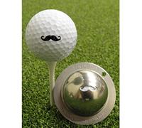 Tin-Cup Unisex Adult Stache Golf Ball Marker - Steel, One Size