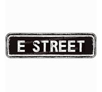 Tin E Street Vintage Metal Signs Retro Tin Sign For Home Bar Office Outdoor Garden Wall Decor 4x16 Inch
