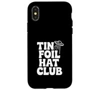 Tin Foil Hat Club for Alien UFO Believers Case for iPhone X/XS