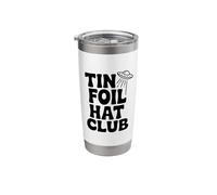 Tin Foil Hat Club for Alien UFO Believers Stainless Steel Insulated Tumbler