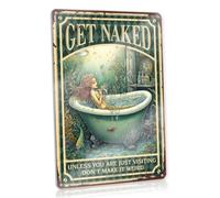 Tin Funny Vintage Sign Mermaid Bathroom Decor Unless You Are Just Visitino Don’t Make It Weird Metal Sign Garage Signs Funny Funny Patio Decor(20X30CM)