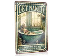 Tin Funny Vintage Sign Mermaid Bathroom Decor Unless You Are Just Visitino Don’t Make It Weird Metal Sign Garage Signs Funny Funny Patio Decor(30X40CM)