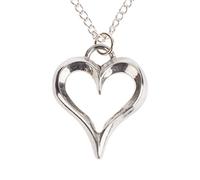 Tin Heart Necklace in 10th Wedding Anniversary Commemorative Gift Box