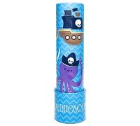 Tin Kaleidoscope Toy - Kaleidoscope Age 3+ for Kids Birthday Gift Stocking Filler (Happy Pirates)