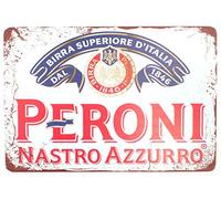 Tin Metal Sign Plaque Bar Pub Vintage Retro Wall Decor Poster Home Club Tavern Wall Door (30 x 20 cm) - UK Company (365 - Peroni)