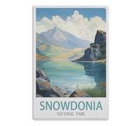 Tin metal sign, Snowdonia National Park 30 * 30cm
