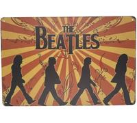 Tin Metal Wall Sign | The Beatles 8 x 12 in. | Art Poster Plaque for Decoration at Home Bar Room Garage Man Cave | Music Pop Rock (Set of 1)