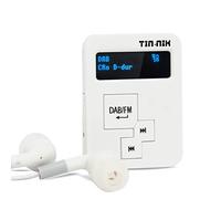 Tin-Nik DAB-398SD Personal Portable DAB/DAB+/FM Radio, Pocket Digital RDS FM Mini Radio with Rechargeable Battery, Earphones, OLED Display for Sports, Run, Walk, jogging or Cycling