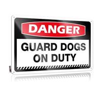 Tin Plate Sign Whimsical Fairy Cottagecore Decor Retro & Caution Decoration Folded Edge : Danger Guard Dogs On Duty Wall Decor Love | Wall Humor Decor Signs For Office