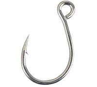 Tin-Plated Slow-Motion Jigging Hooks, 20 Pcs Large-Eye Fishing for Boat and Drift, Lightweight Sea(6/0# (20 hooks))