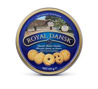 Tin Royal Dansk 454g Danish Butter Cookie Biscuits Pack | Assorted buttery flavour and chewy texture for tea breaks