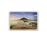 Tin Sign 18 x 12 cm Cornwall United Kingdom St. Michael's Mount DekoNo7