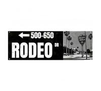 Tin Sign 500 650 Rodeo Dr Metal Wall Art Funny Garage Bar Signs Rustic Kitchen Office Decorations 16x6 inch