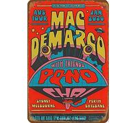 Tin Sign For Mac Demarco Retro Metal Sign Funny Poster Living Room Kitchen Bathroom Home Art Wall Decoration Plaque Gift 8 * 12 Inch.