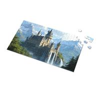 Tin Sign For Man Cave Fantasy Castle In The Mountains Picture Puzzle Bro Cave Sign Tin Signs For Garage(300PCS)
