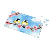 Tin Sign For Man Cave Sakura Blossoms And Birds In Spring Picture Puzzle Bro Cave Sign Tin Signs For Garage(300PCS)