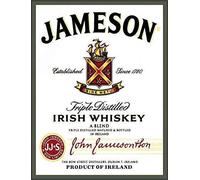 Tin Sign Jameson Irish Whiskey Metal Funny Novelty Signs Vintage Style Wall Decor Man Cave Bar Pub 12x8 Inches