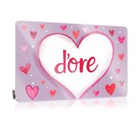 Tin Sign Man Cave Decor A Heart-Shaped Frame With The Word "D'Ore" In The Center. Tin Sign Funny Kitchen Decor Funny Home Decor(30X40CM)