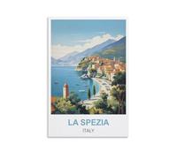 Tin Sign Poster Vintage Art Wall Decor Poster La Spezia Italy Tin Signs Vintage Retro Bar Club Cave Home Kitchen Wall Decor Rustic Sign 20x30cm