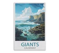 Tin Sign Poster Wall Decor for Beer Club Bar Pub Cafe Home Giant's Causeway20x30cm(8x12 Zoll) A802