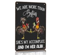 Tin sign Poultry Pride Sign 8x12 Inch Aluminum Tin Signs for Home Kitchen Bathroom Office Bar Coffee Garden Wall Decor