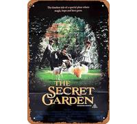 Tin Sign Retro THE SECRET GARDEN Original One sheet Movie poster daybill Movie poster Kate Maberly Maggie Smith Movie Tin Sign Poster,Retro Vintage Metal Classic Film and Television Poster Bar Club