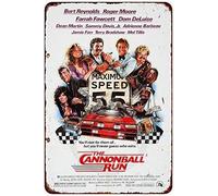 Tin Sign The Cannonball Run Movie Poster Vintage Reproduction Metal Sign 8 x 12