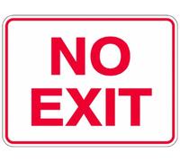 Tin sign vintage No Exit Traffic Plaque Poster for Bar Pub Beer Home Garage Man Cave Wall Decor 12x8 Inch